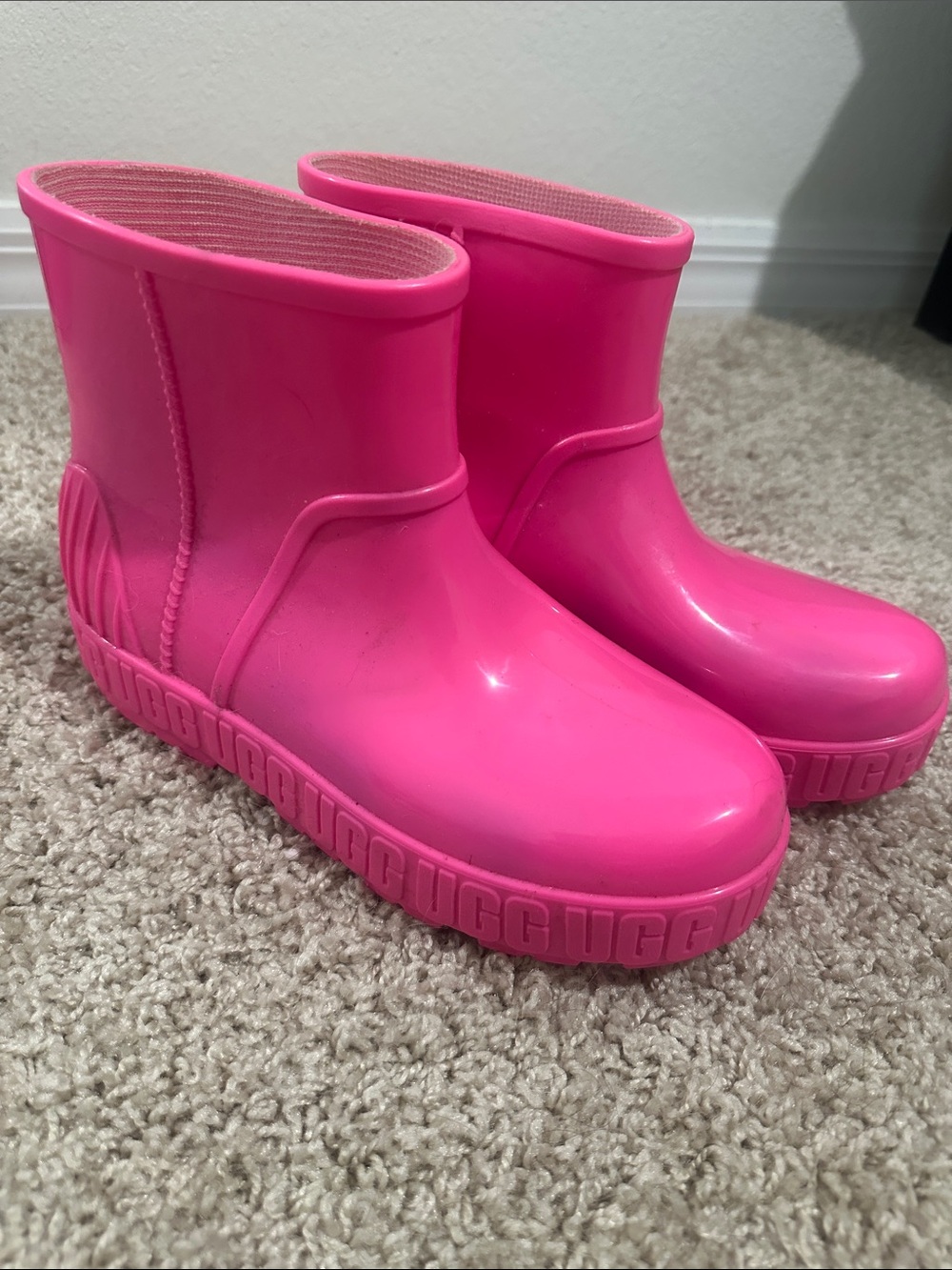 UGG Kids Hot Pink Rain Boots